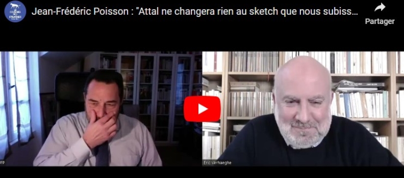 [Médias] “Attal ne changera rien au sketch de la macronie” Interview dans le Courrier des Stratèges