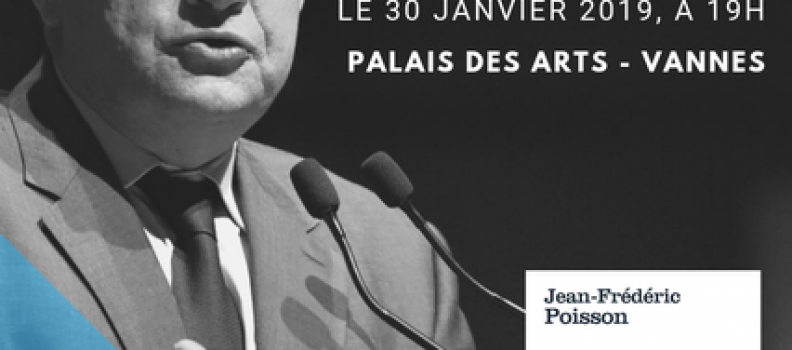 J-1 : Conférence-dédicace de Jean-Frédéric Poisson à Vannes (56)
