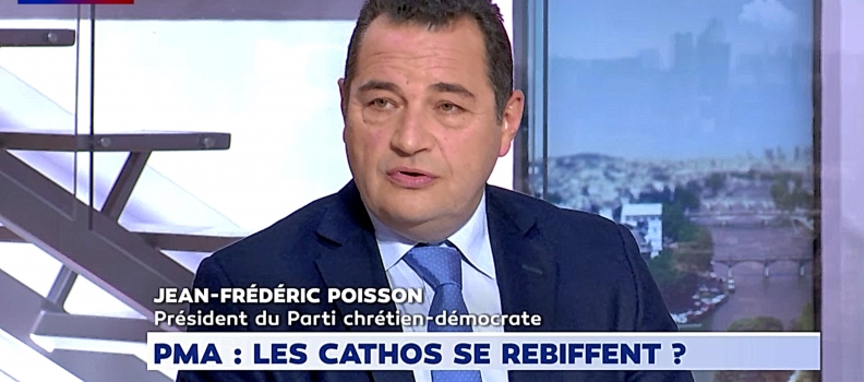 Jean-Frédéric Poisson était l’invité politique de LCI lundi 1er octobre