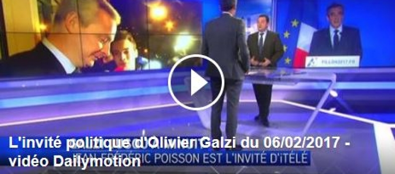 J’étais l’invité d’Olivier Galzi suite à la conférence de presse de François Fillon