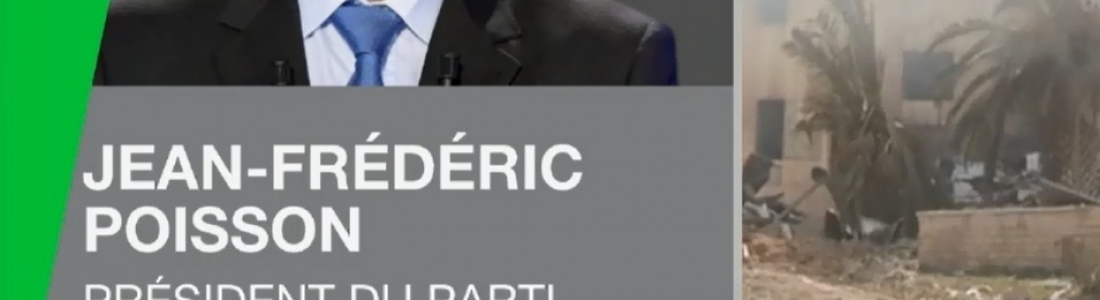 Syrie : Jean-Frédéric Poisson dénonce les frappes militaires infligées à Damas, sur RT France