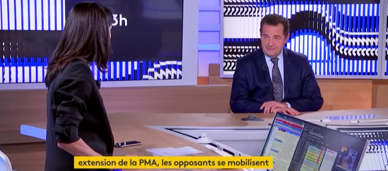Manif anti-PMA sans Père : Jean-Frédéric Poisson sur France Info TV