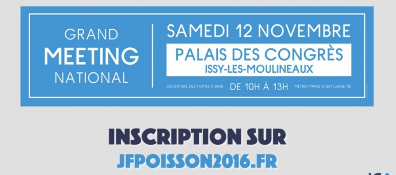 Vidéo d’annonce pour le grand meeting national du samedi 12 novembre !