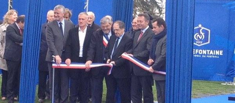 Inauguration du nouveau Centre Technique National de Football de Clairefontaine