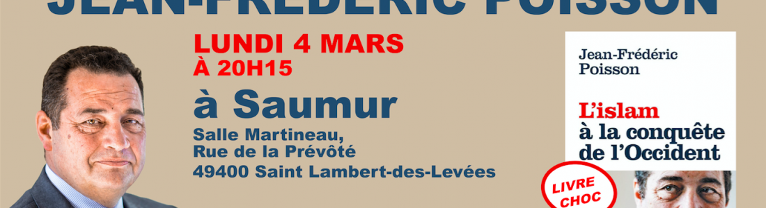 Jean-Frédéric Poisson en tournée dans les Pays de La Loire les 4 et 5 mars
